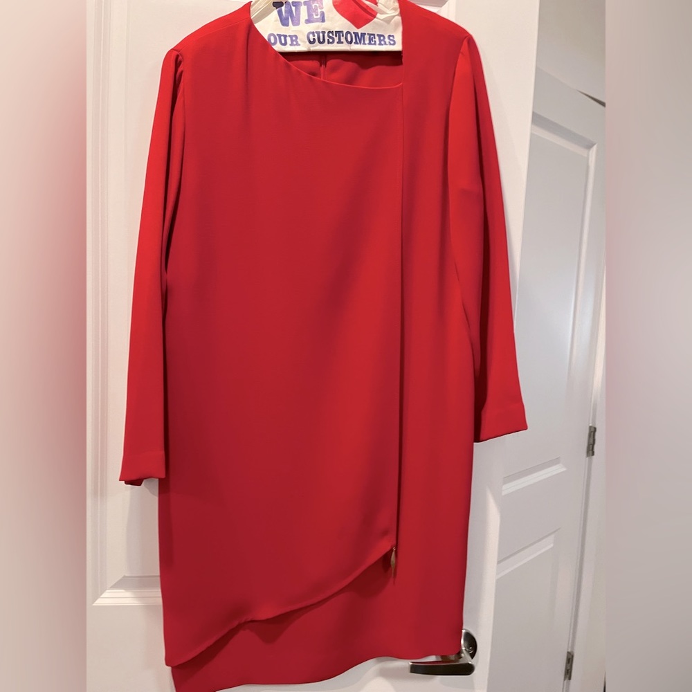 Vintage Liz Claiborne long sleeve sheath dress size 10.